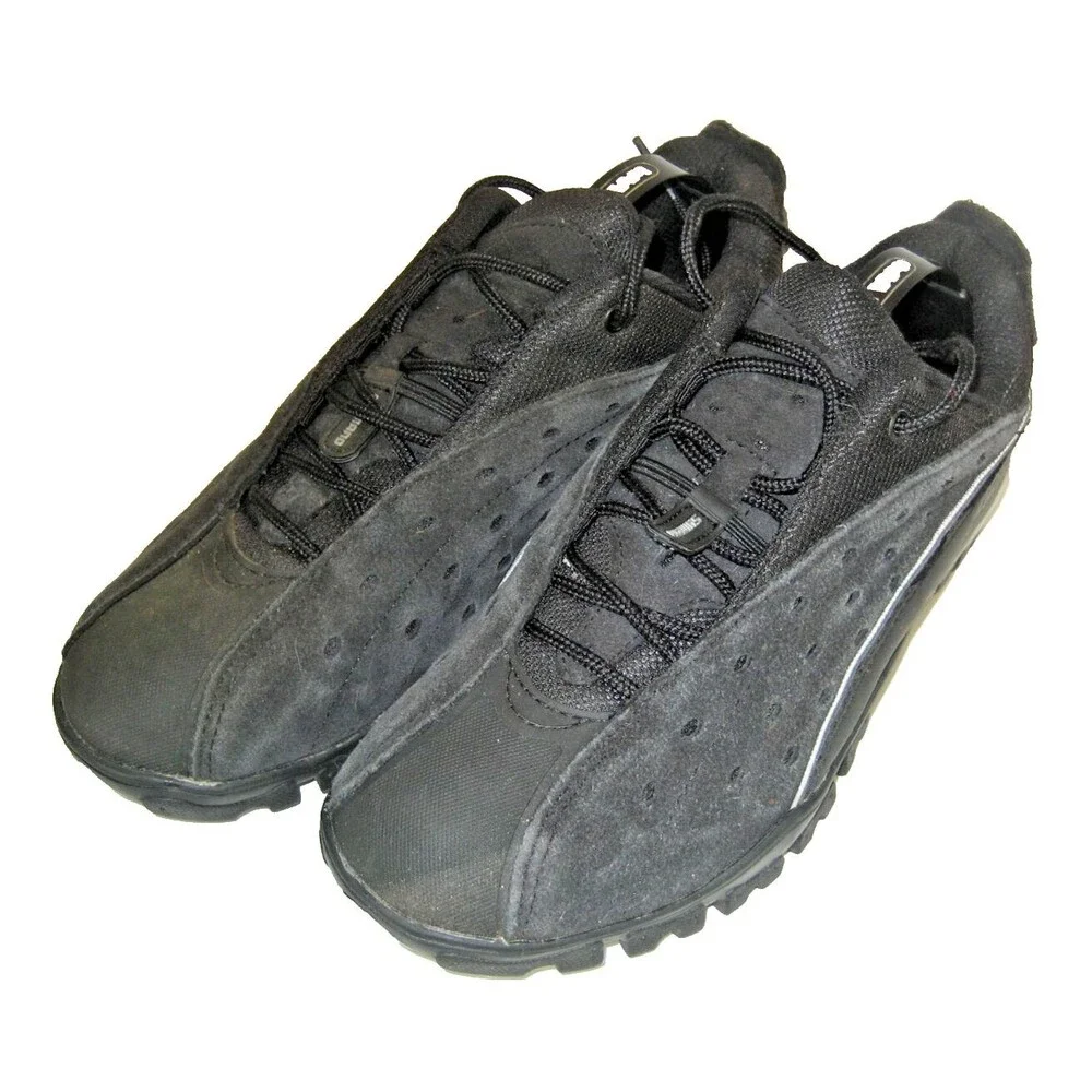 Mens Shimano SPD Black Cycling Biking Shoes w SM-SH51 Shimano Cleats sz 7